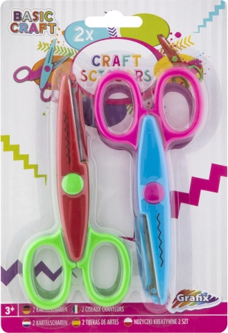 Forbici di sicurezza per bambini con punta arrotondata – set da 2 pezzi