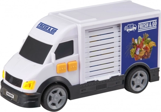 Camion Teamsterz con generi alimentari