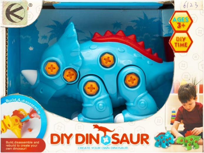 Dinosauro colorato da avvitare - 1 pezzo