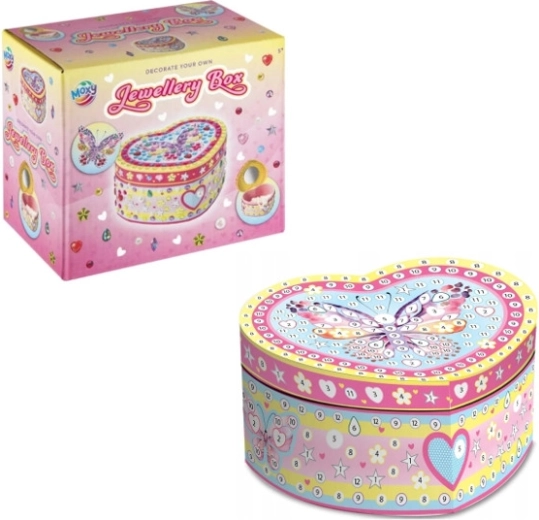 Kit per creare un portagioie – farfalla/unicorno