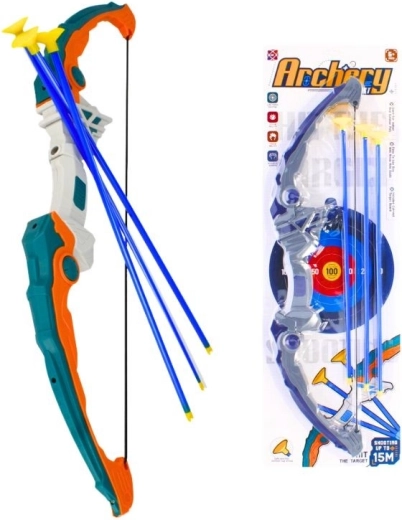 Arco per bambini con frecce a ventosa (2 varianti di colore)