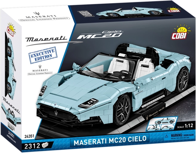 Set di costruzioni Cobi Maserati MC20 Cielo Executive Edition in scala 1:12