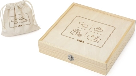 Set di giochi in legno 4 in 1 - 1 pezzo