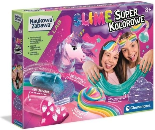 Naukowa Zabawa Super slime colorati