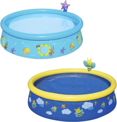 Piscina gonfiabile per bambini con spruzzatore Bestway My First Fast Set