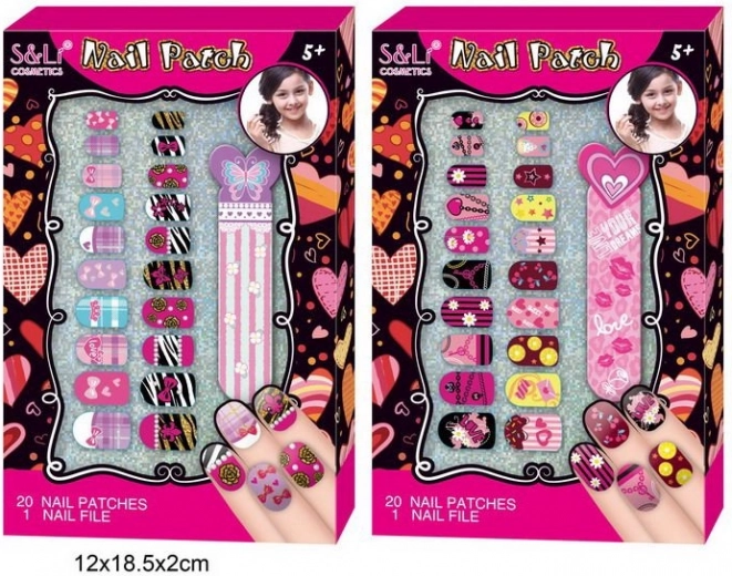 Kit per decorare le unghie con lima