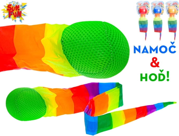 Palla d’acqua con nastro arcobaleno