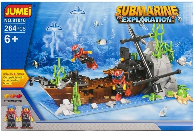 Costruzioni Jumei esplorazione sottomarina 264 pezzi (Submarine Exploration) - 1 pezzo