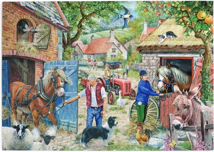 House of Puzzles Vita in fattoria – puzzle da 1000 pezzi