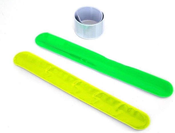Braccialetto riflettente a schiocco per bambini (da polso)