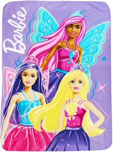 Coperta in pile Barbie 100 × 140 cm