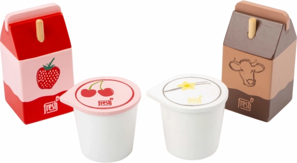 Small Foot set di latticini in legno