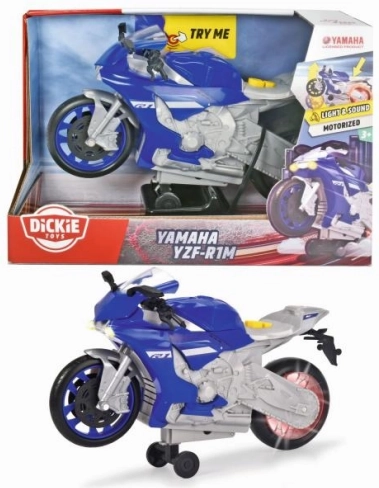 Giocattolo moto Yamaha R1 con effetti luminosi