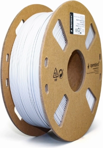 Filamento PLA 1,75 mm grigio chiaro opaco per stampanti 3D