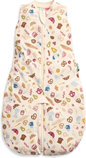 ErgoPouch sacco nanna e tutina 2 in 1 in cotone organico Bon Appetit, 0,2 TOG (8–24 mesi, 8–14 kg)