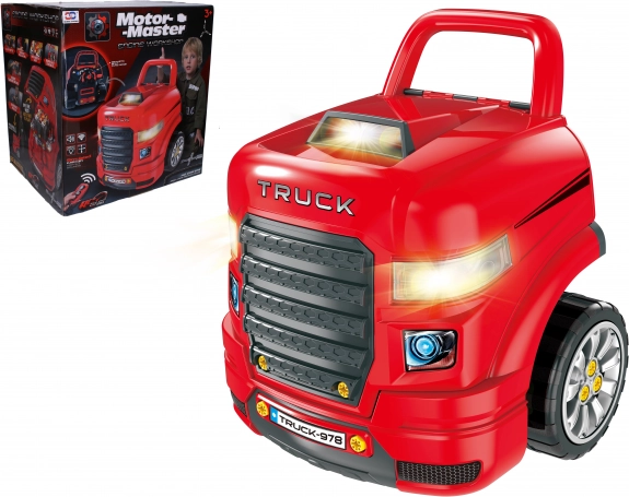 Set del piccolo meccanico – officina interattiva con camion e volante