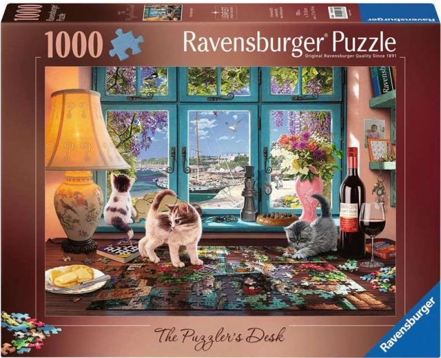 Tavolo per puzzle Ravensburger per gli amanti dei puzzle (1000 pezzi)