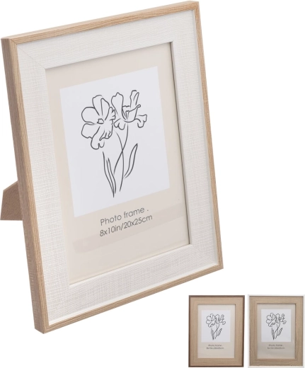 Cornice portafoto in legno 25 × 30 cm (3 varianti)