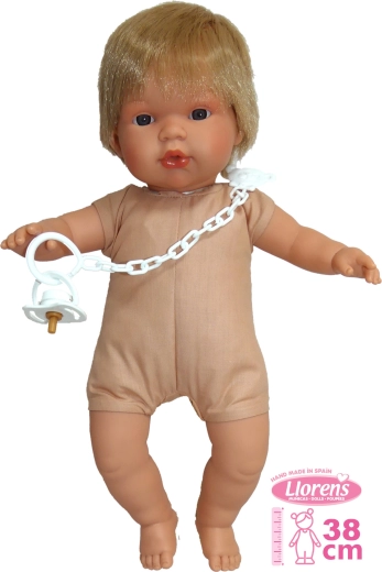 Bambola realistica Llorens Sasha con suoni e corpo morbido - 38 cm