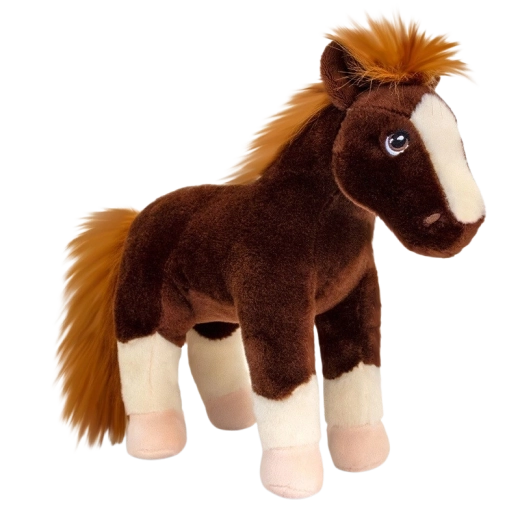 Keeleco cavallo di peluche 26 cm