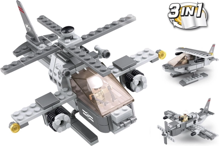 Sluban Army elicottero da combattimento 3 in 1 (144 pezzi) - 1 pezzo