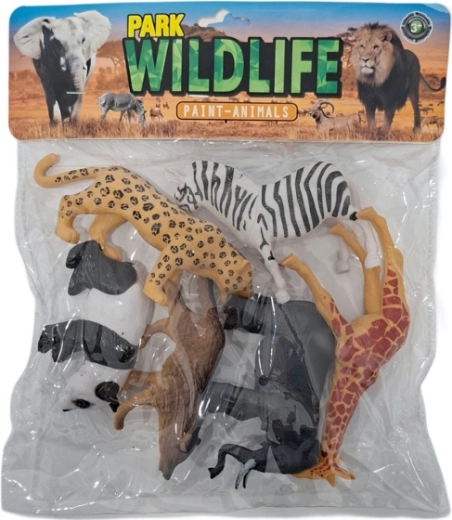 Set di figure di animali selvatici – 6 pz