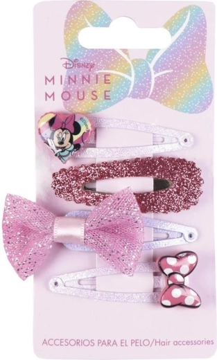 Set di 4 fermagli per capelli Minnie - Cerda
