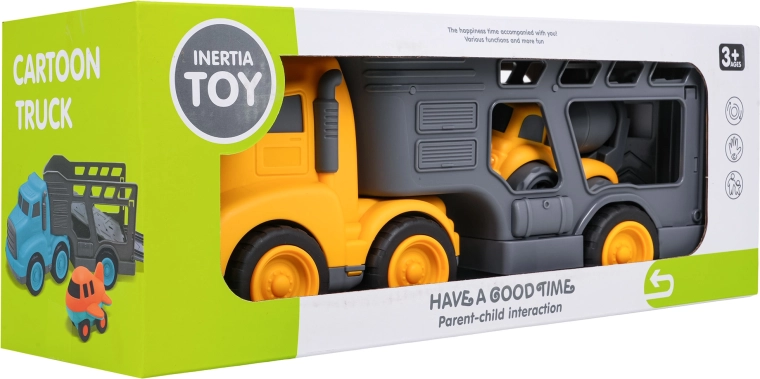 Set di veicoli con rimorchio da carroattrezzi e camioncini da cantiere
