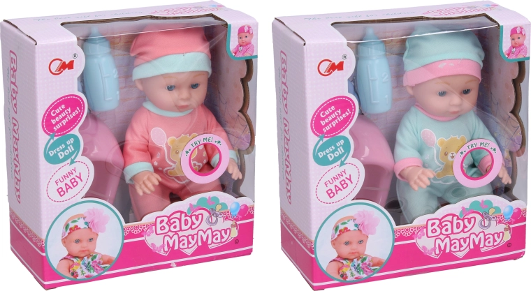 Bambolotto con vasino ed effetti sonori 22 cm - 1 pezzo