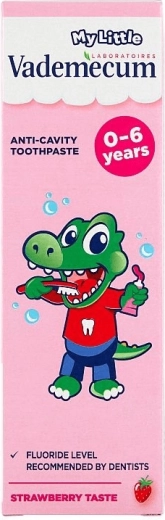 Dentifricio per bambini Vademecum MyLittle fragola 0–6 anni 50 ml