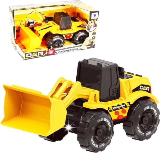 bulldozer a retrocarica con luci e suoni