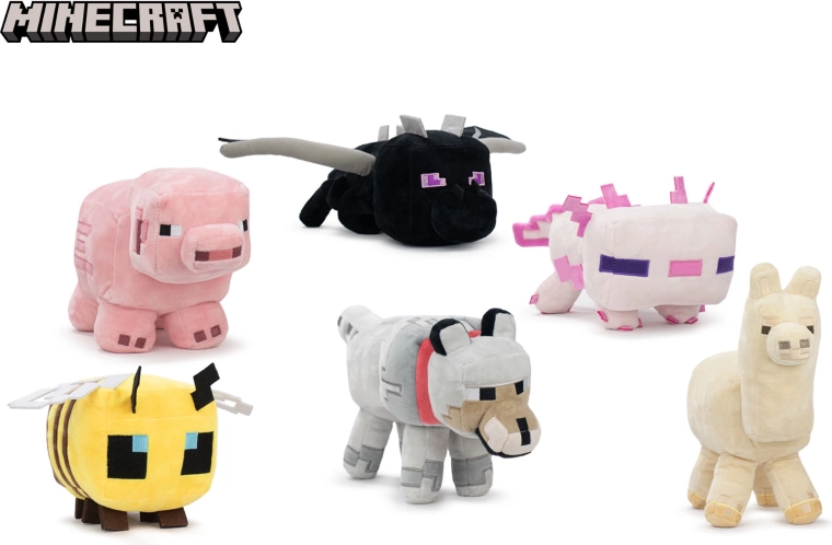 Peluche Minecraft 30 cm (mix 6 varianti)