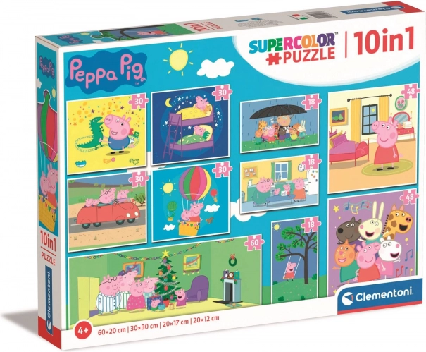 Puzzle Peppa Pig 10v1 di Clementoni