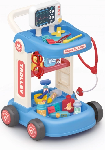 Carrello medico con accessori