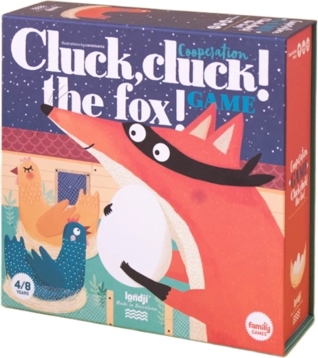 Gioco cooperativo per famiglie LONDJI Toc toc, è qui la volpe! 4+