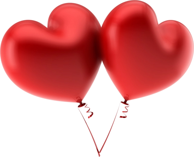 Set di palloncini a forma di cuore - 1 pezzo