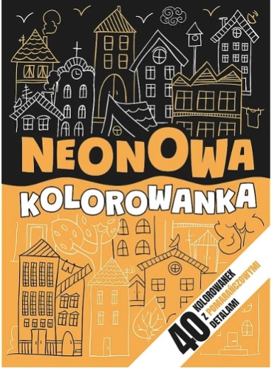 Album da colorare neon – arancione