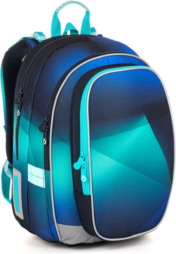 Zaino scolastico blu Topgal Mira