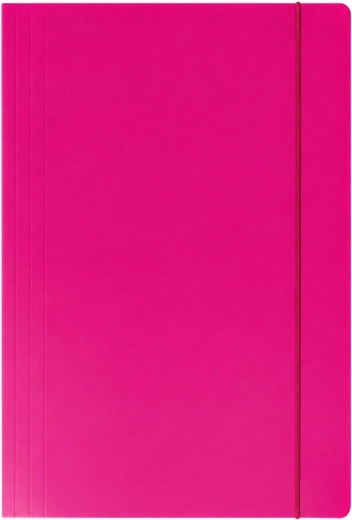 Cartellina in cartone con elastico A4+ rosa 300 g/m² - 1 pezzo