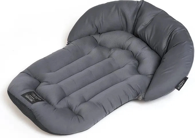 FikaGO morbido materassino con cuscino mushroom grey taglia L
