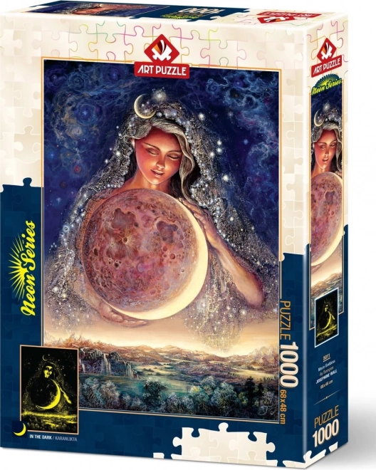 Puzzle luminoso Dea della Luna 1000 pezzi