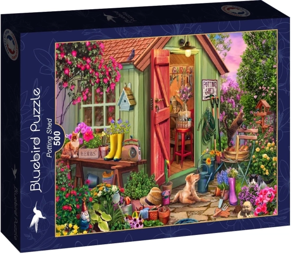 Puzzle Bluebird Casetta da giardino 500 pezzi