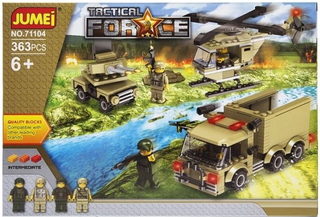 Costruzioni Jumei Tactical Force – unità tattiche 363 pezzi - 1 pezzo