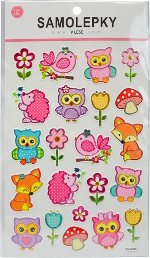 Adesivi animaletti del bosco