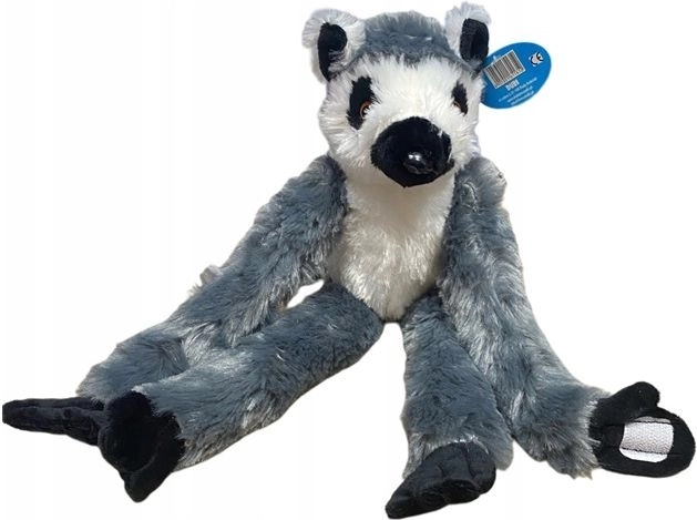 Lemure di peluche con velcro a secco 48 cm - 1 pezzo