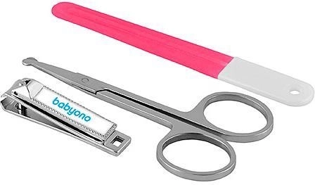 Babyono set manicure per bambini rosso