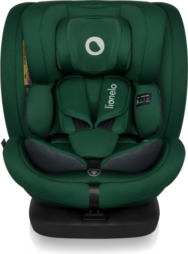 Seggiolino auto per bambini Lionelo Bastiaan i-Size 40–150 cm Green Forest, girevole 4 in 1 con ISOFIX