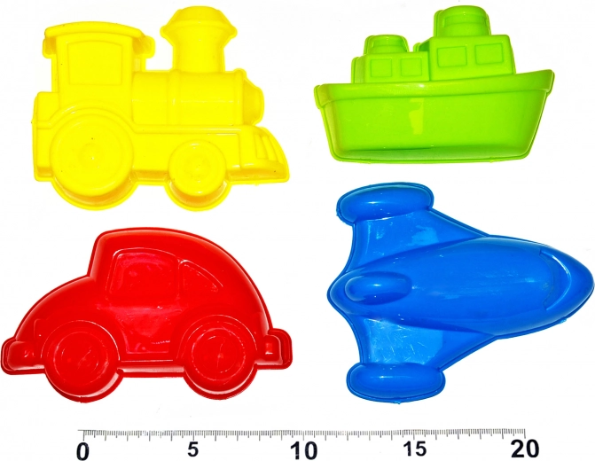 Stampini per sabbia - set di 4 pezzi