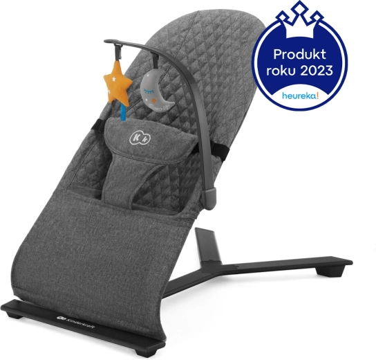 Sdraietta a dondolo Kinderkraft Mimi Grey fino a 9 kg