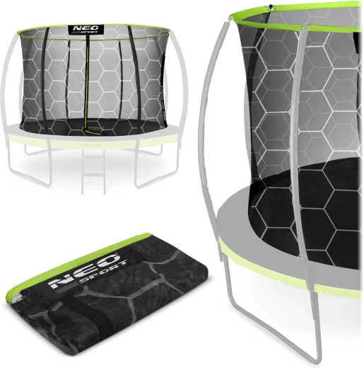 Neo-sport rete di protezione interna per trampolino 252 cm (8 ft) per 6 pali